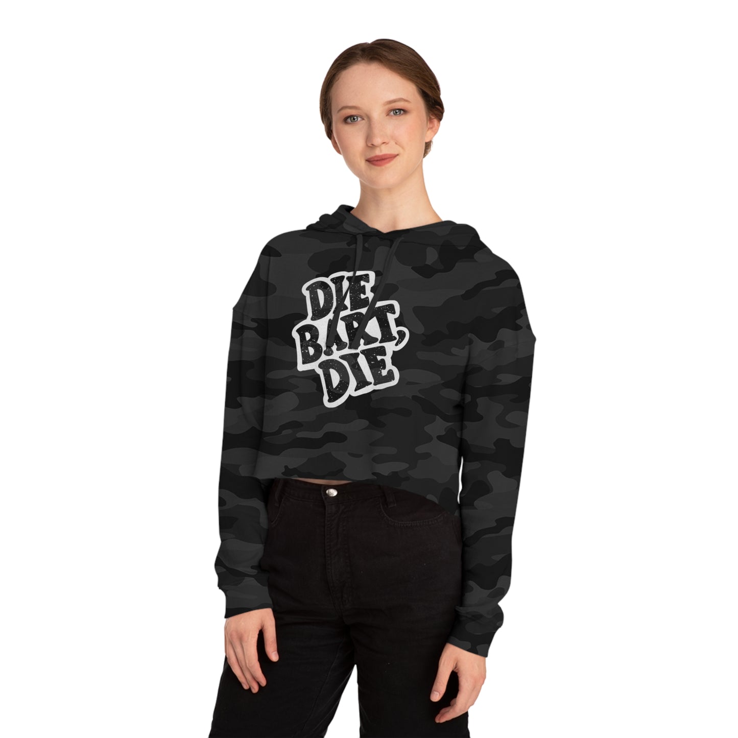 DBD Tattoo Logo Cropped Hooded Sweatshirt