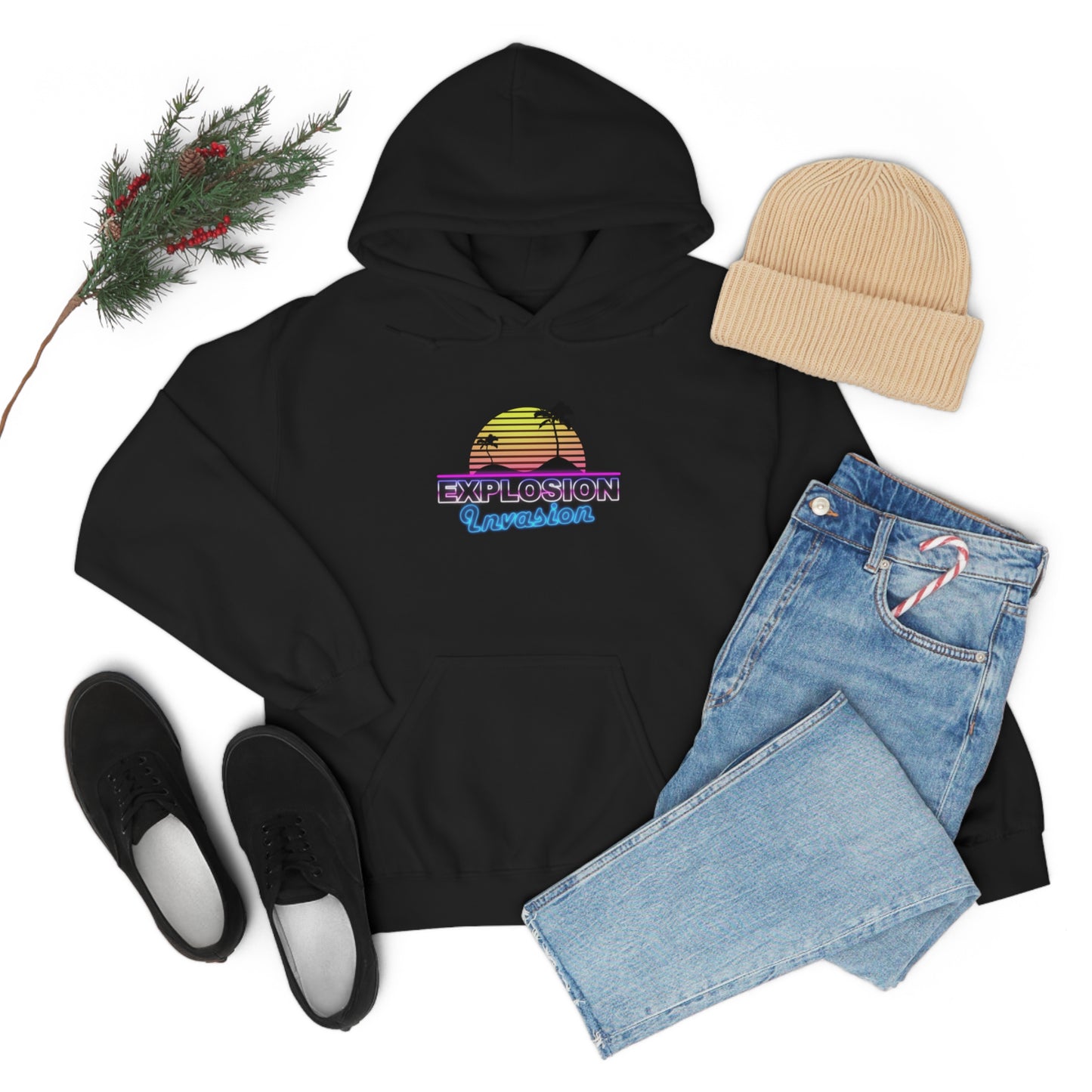 Explosion Invasion Island Hoodie