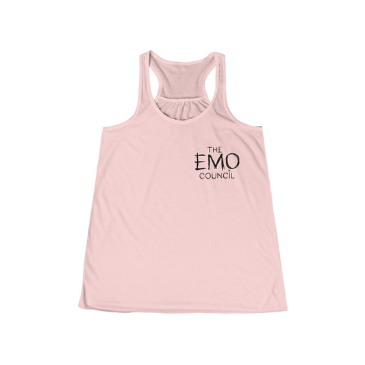 TEC Text Logo - Women's Flowy Racerback Tank