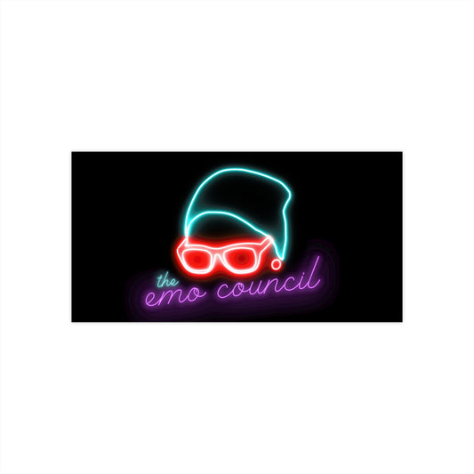 EC Neon Bumper Sticker