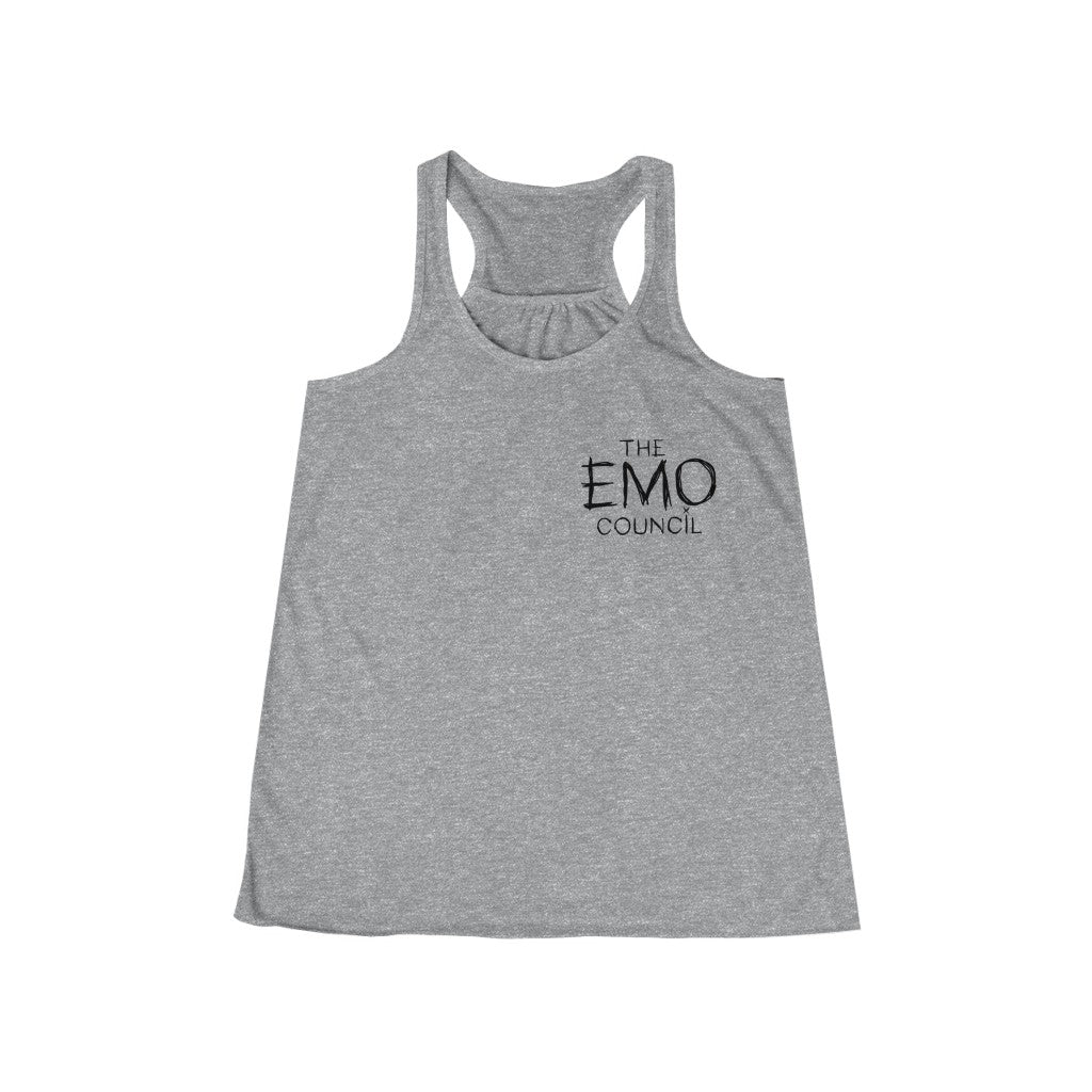 TEC Text Logo - Women's Flowy Racerback Tank
