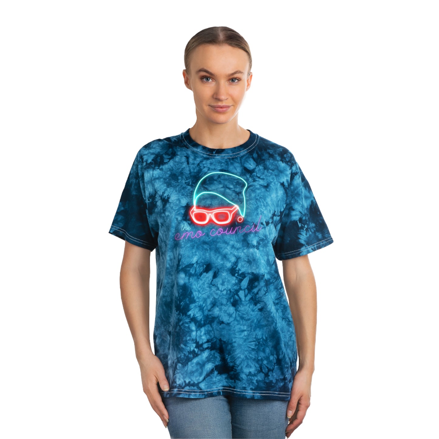 The Emo Council Neon Tie Dye Tee