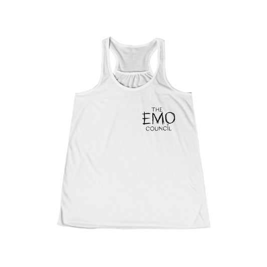 TEC Text Logo - Women's Flowy Racerback Tank