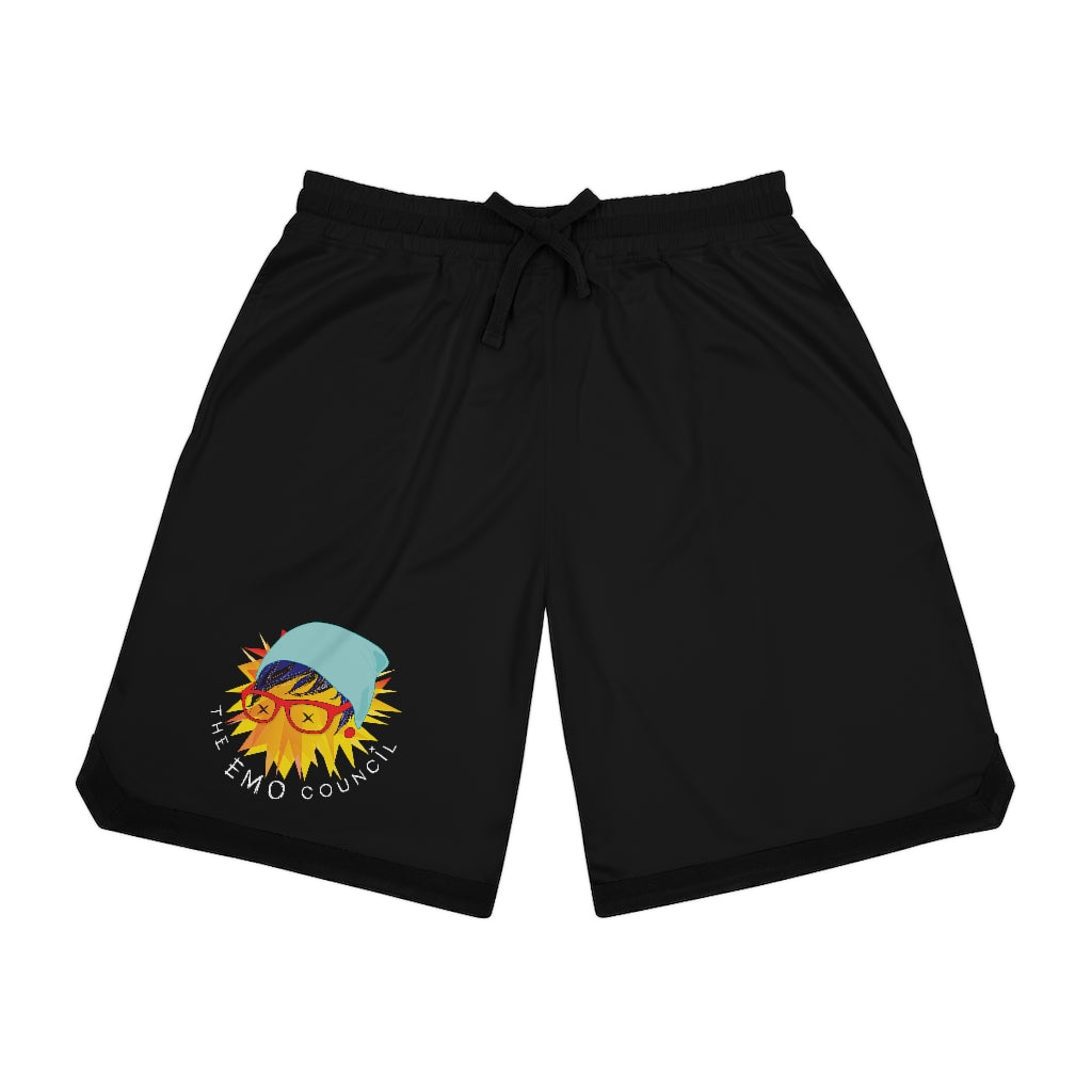 EMO COUNCIL UNISEX BASKETBALL SHORTS